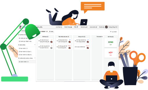 Quản lý phễu bán hàng và chăm sóc khách hàng tự động