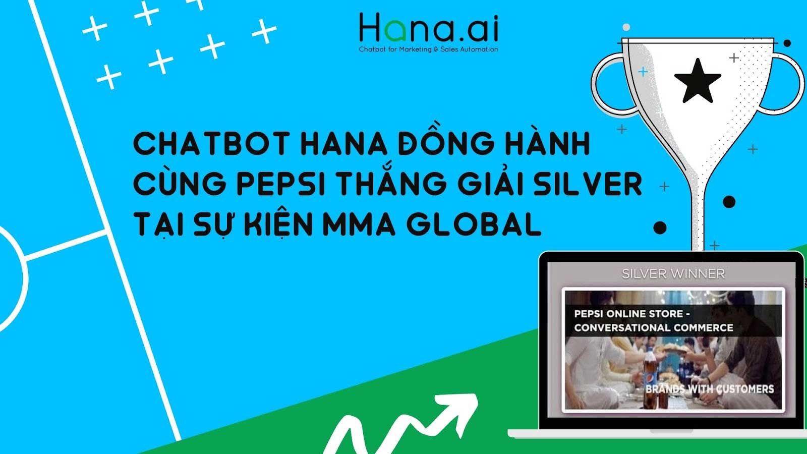Hana đồng hành cùng Pepsi triển khai chatbot thành công thắng giải Siliver tại sự kiện MMA Global 2021